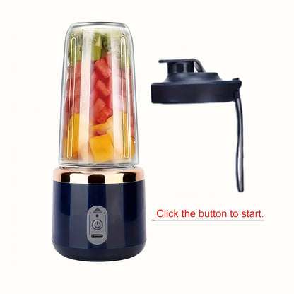 Portable Mini Blender Cup UAE – 6-Blade Rechargeable Smoothie & Juice Maker (Dual Cup Set)